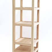 Column rack with 4 shelves