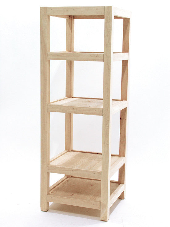 Column rack with 4 shelves