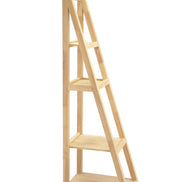 Triangular bookshelf