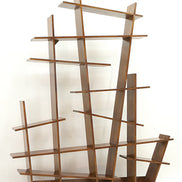 Wall rack, labyrinth design