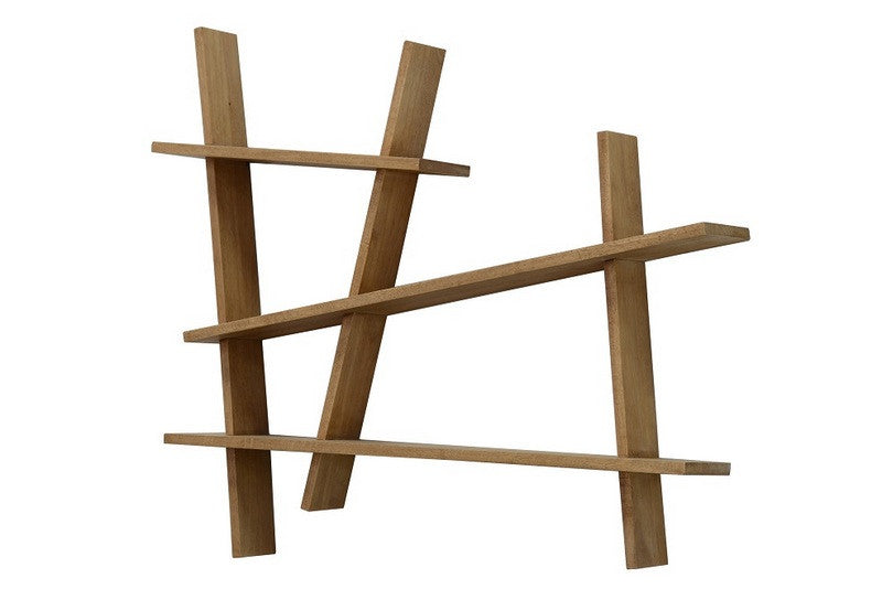 Wall rack, asymmetric shape