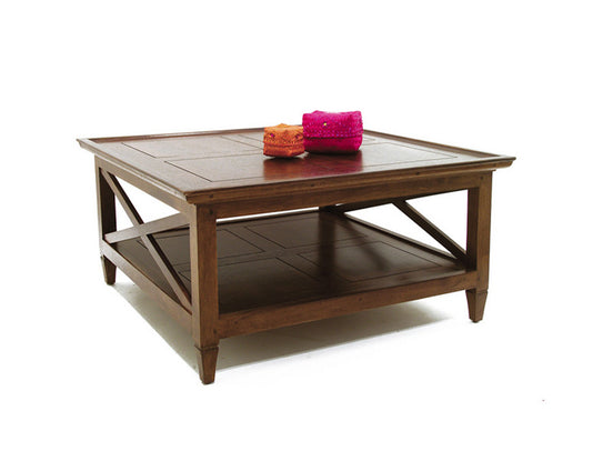 Coffee table 2 levels, X design