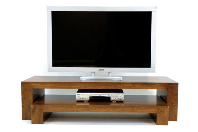 Set of 2 low cubic tables to display TV / HIFI