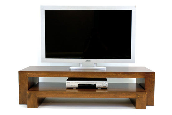 Set of 2 low cubic tables to display TV / HIFI