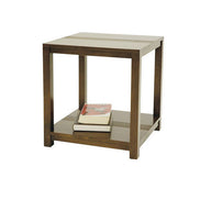 Side table 2 levels stripes