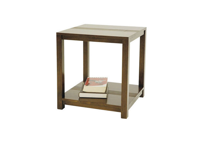 Side table 2 levels stripes