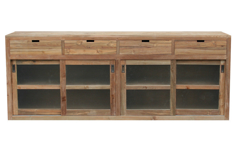 SANDY | Sideboard with frosted glass doors