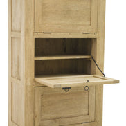 Shoe organizer with 3 doors & 3 shelves