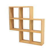 Wall rack, cubic design