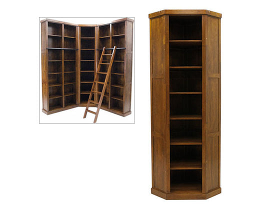 Modular corner bookcase