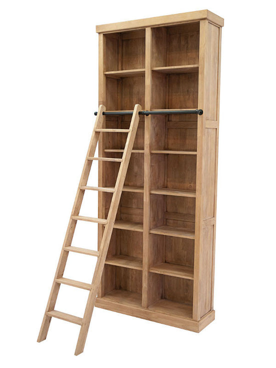 Bookshelf with ladder