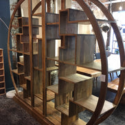 SHANDONG2 | Chinese style 3 part bookcase