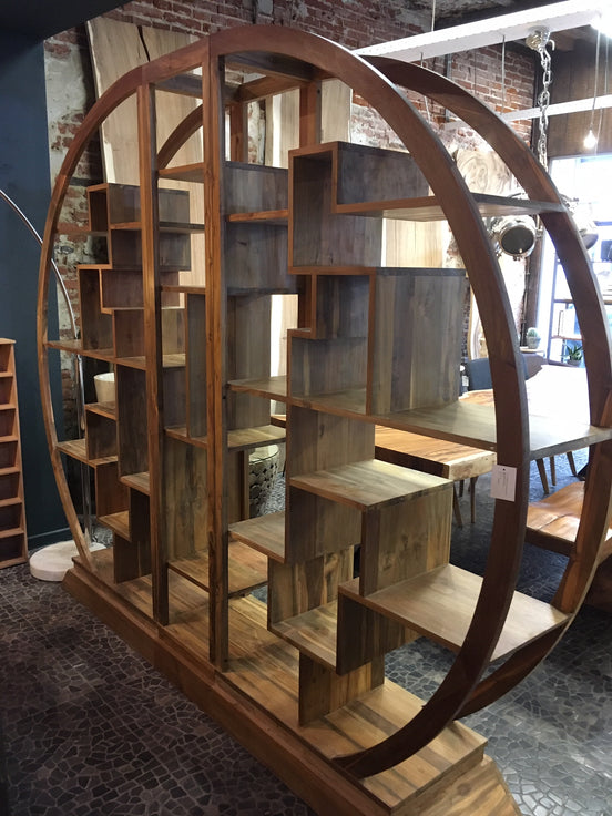 SHANDONG2 | Chinese style 3 part bookcase