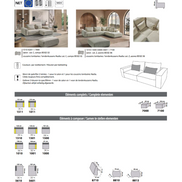 DALIA | Fabric modular sofa
