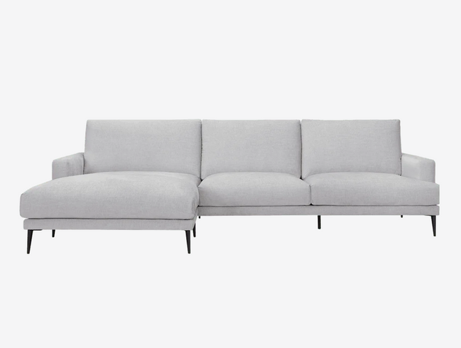 Sofa DAISY : Chaise longue + 3 places