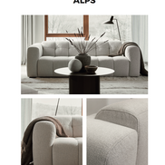 Sofa ALPS : 3 places