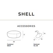 Swivelling armchair : SHELL