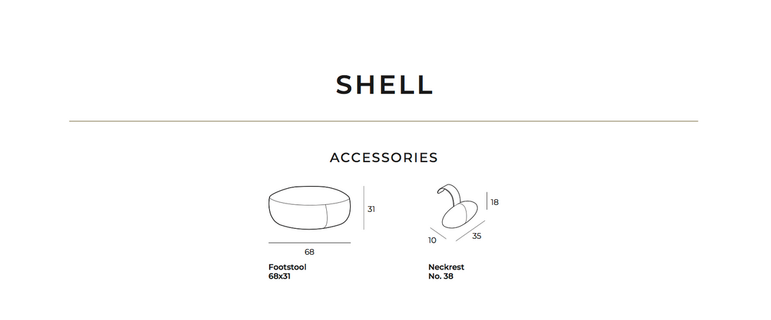 Swivelling armchair : SHELL