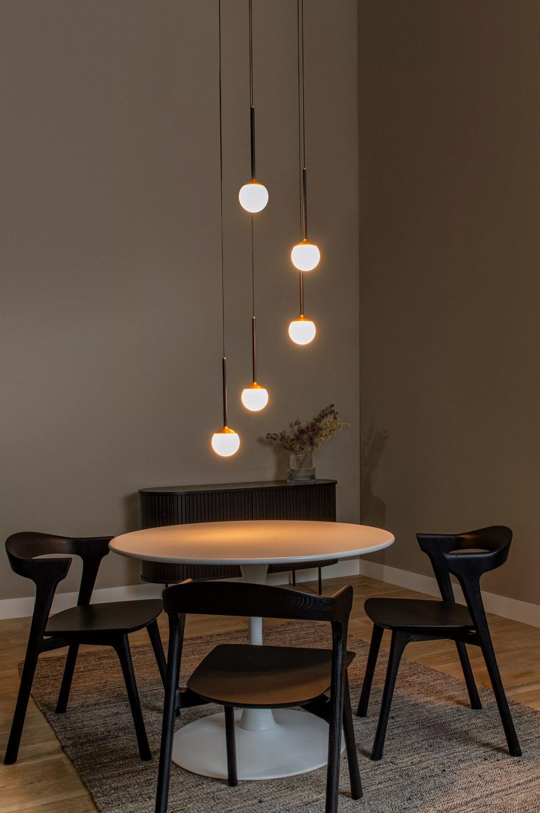Pendant lamp - CALINE, 5 lamps