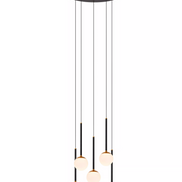 Pendant lamp - CALINE, 5 lamps