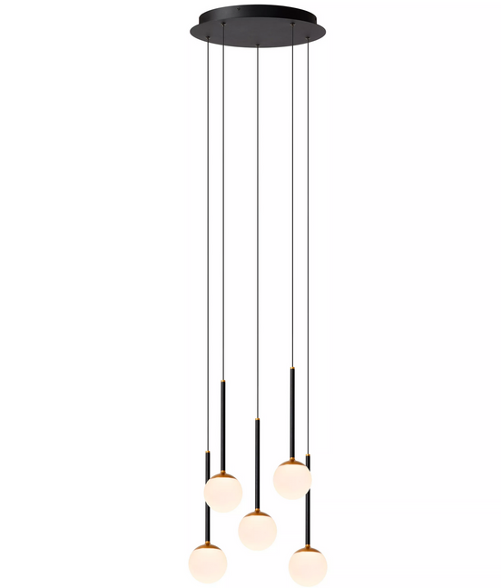 Pendant lamp - CALINE, 5 lamps