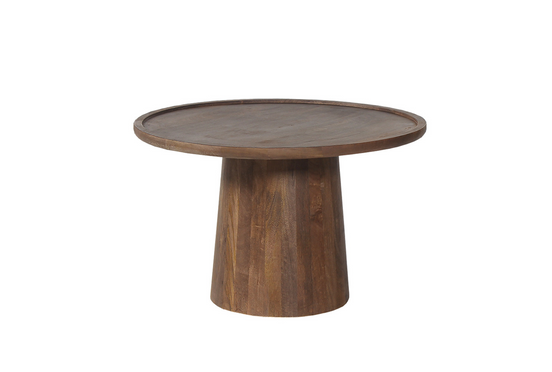 Table basse 'JULES' Ronde Bois de manguier Brun clair