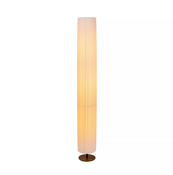 Floor lamp FOLD, silked fabric