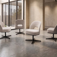 CORTINA - Swivel dining chairs