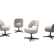 CORTINA - Swivel dining chairs