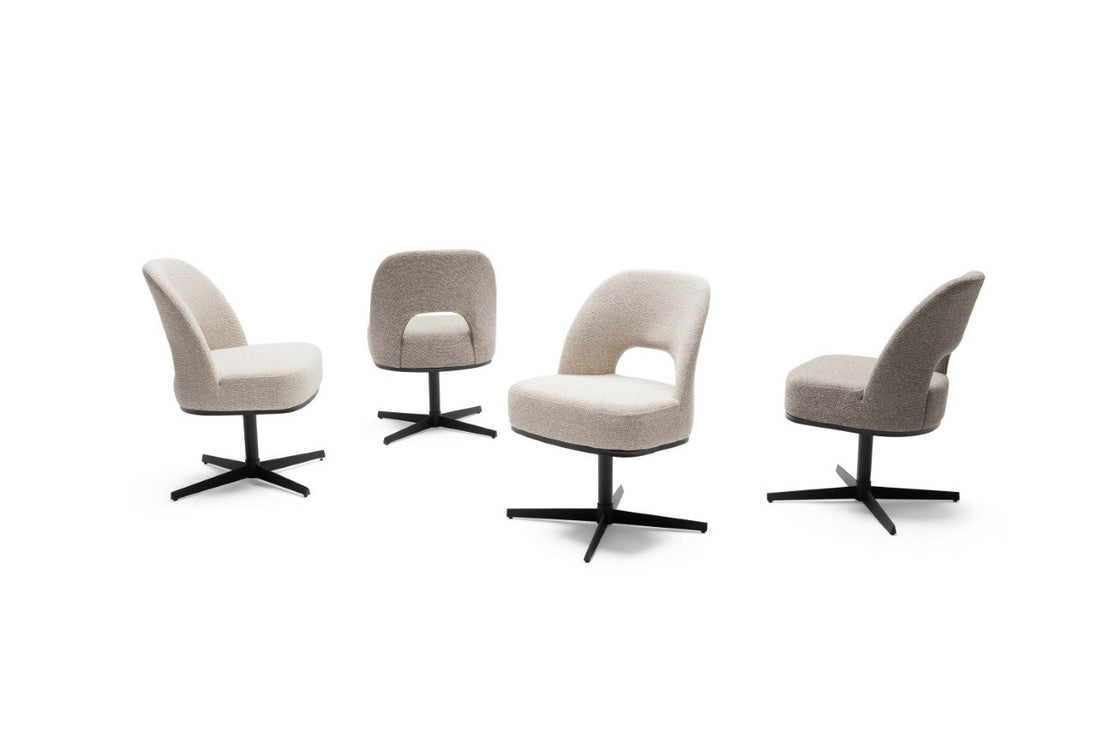 CORTINA - Swivel dining chairs