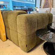 Sofa - ALPS, green fabric