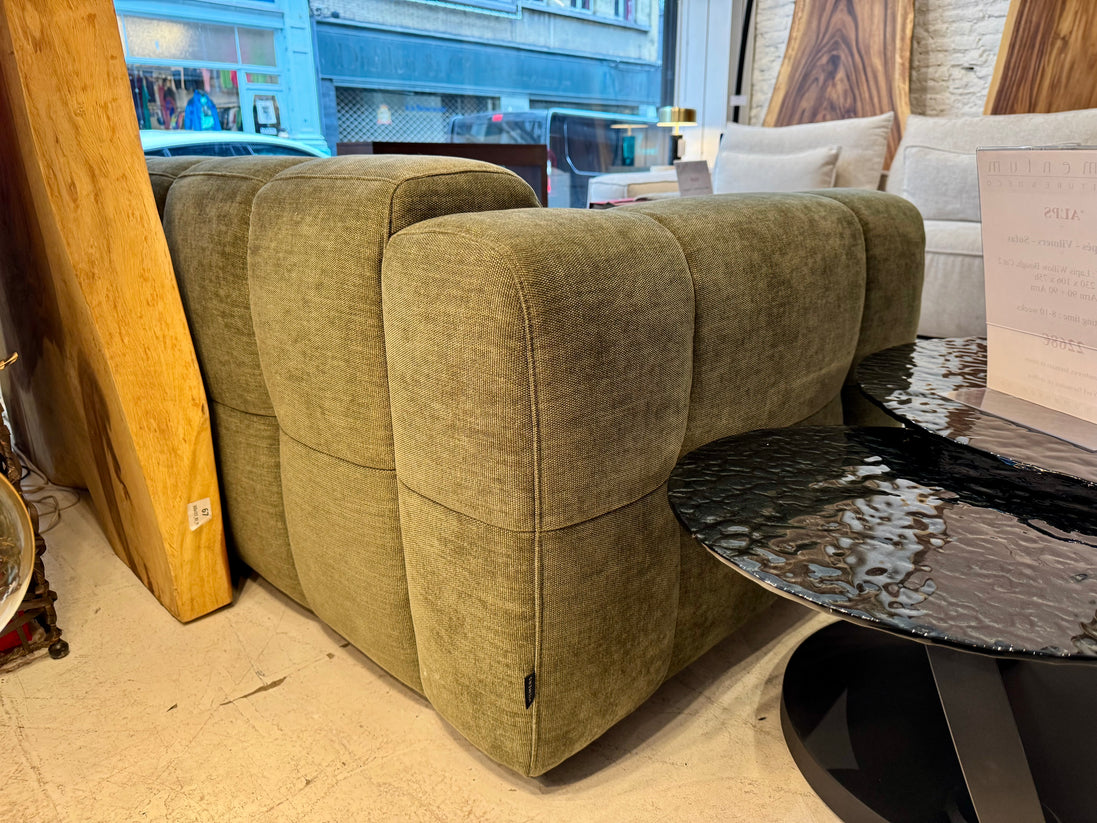 Sofa - ALPS, green fabric