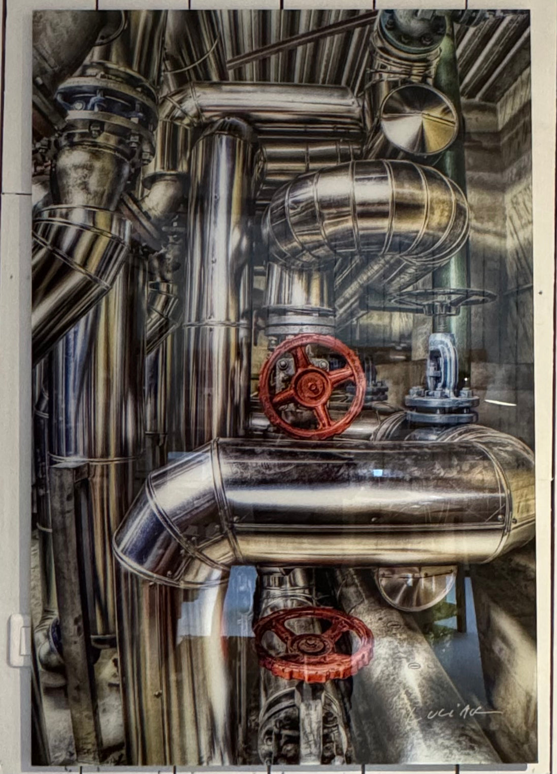Reproduction photo, édition limitée - Red Direction by Didier Luciak