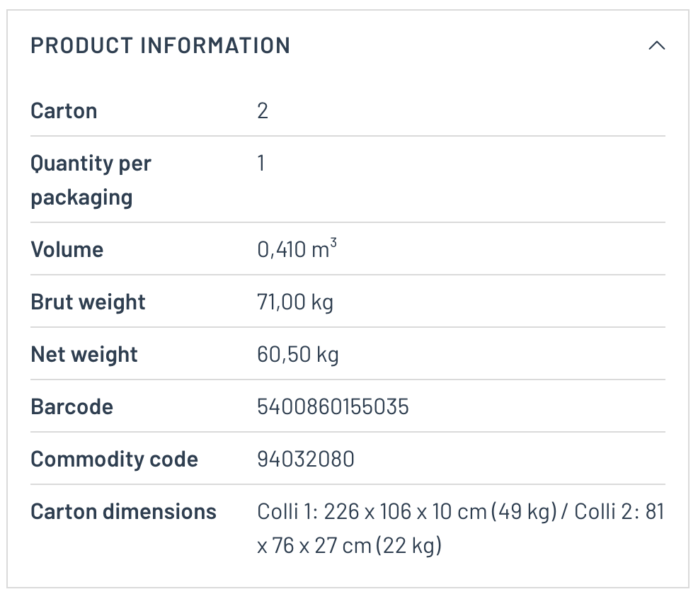Modern oval dining table in solid mango wood and metal legs