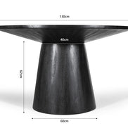 Round dining table 