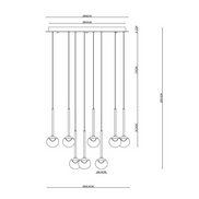Pendant lamp - CALINA round