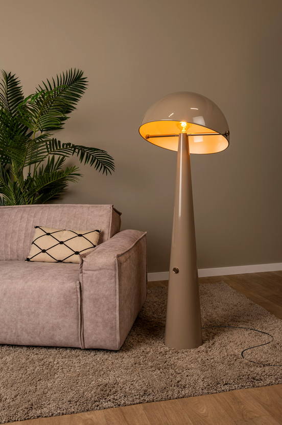 Floor lamp - BARONE, beige