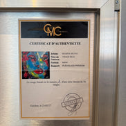 Reproduction photo, édition limitée - Visage bleu by Shahine Blonz